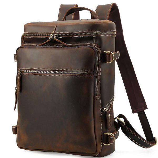 Leather backpack - Image 2