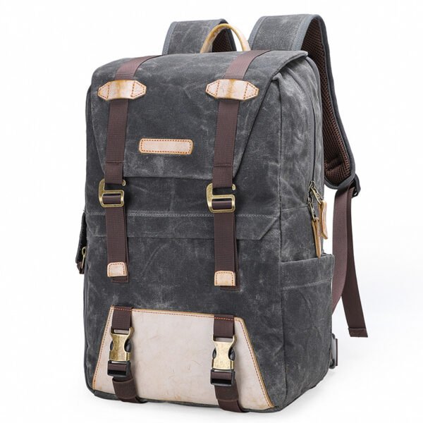 Ancient waterproof canvas casual backpack