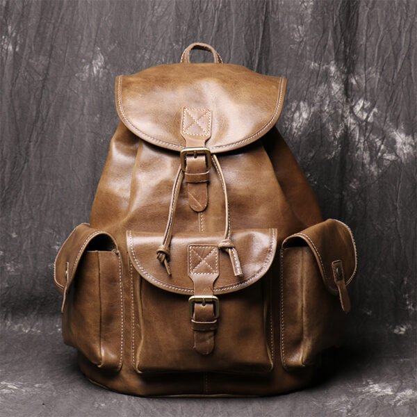 Backpack women crazy horse leather - Image 8