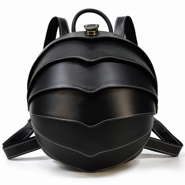 Vintage Leather Creative Backpack Personality Beetle - Image 4