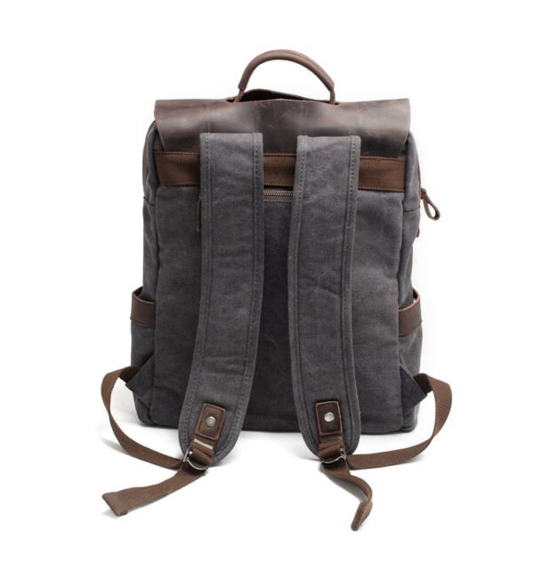 Vintage canvas backpack - Image 3