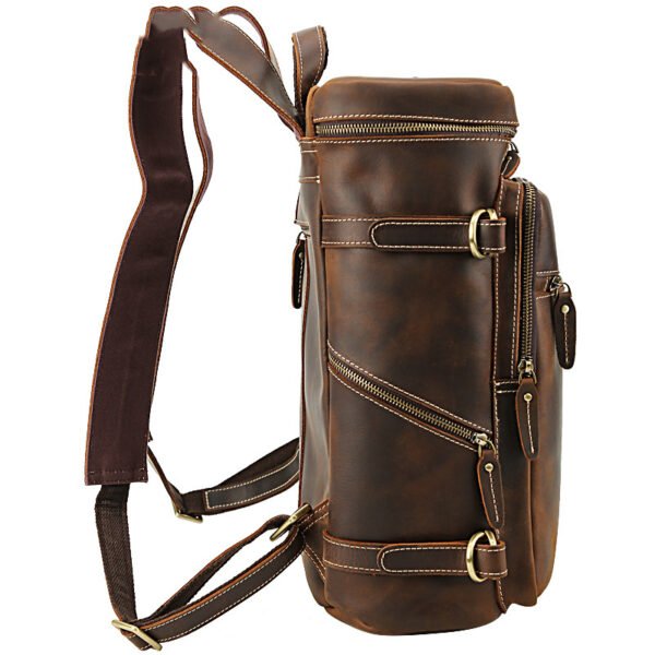 Leather backpack - Image 5