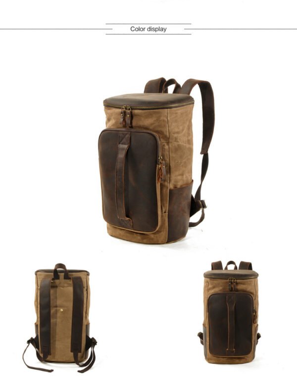 Men's canvas shoulder bag - Image 5