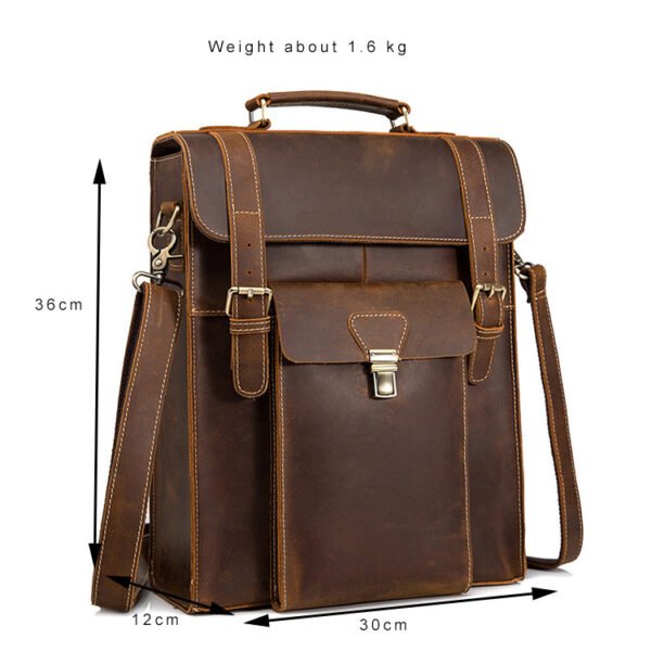 Leather Backpack Men - Image 5