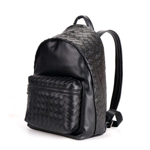 Men's New Woven Backpack Large-capacity School Bag - Image 5