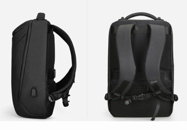 Anti-thief Fashion Men Backpack Multifunctional Waterproof Laptop Bag USB Charging Travel Bag - Image 8