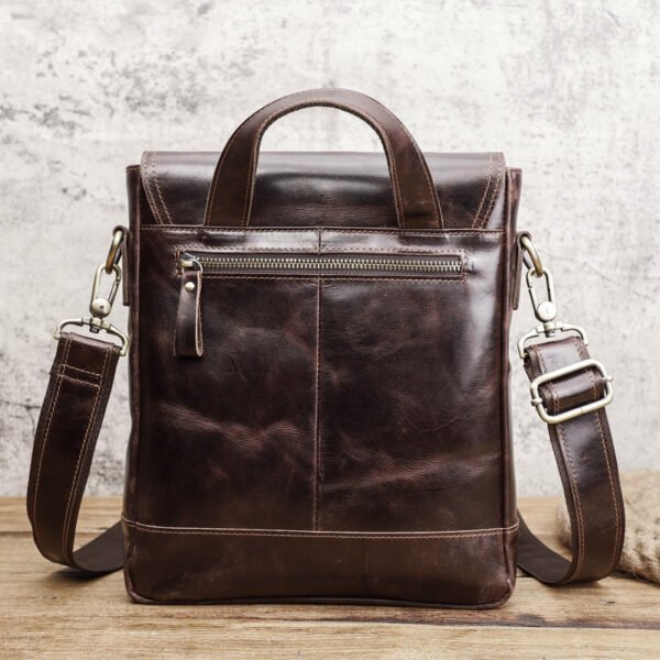 Cowhide Men's Messenger Bag Fashion Trend - Image 5