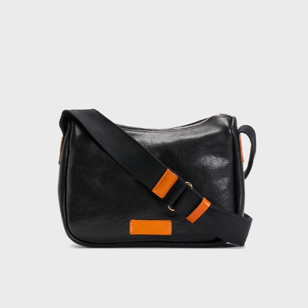 Cowhide Vintage Shoulder Messenger Bag - Image 3